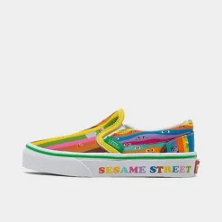Little Kids' Vans X Sesame Street Classic Slip-On Casual Shoes Multicolor - 005WWBMC 900