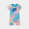 Girls' Infant Nike Club Printed Romper Ocean Bliss - 06K459 U5V