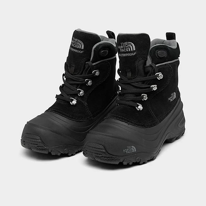 Little Kids' The North Face Chilkat Lace II Waterproof Boots TNF Black/Zinc Grey - 0A2T5RC 001 2 Little Kids' The North Face Chilkat Lace II Waterproof Boots TNF Black/Zinc Grey - 0A2T5RC 001 - Image 2