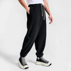 Men's Converse Counter Climate Fleece Pants Black - 10024016 001