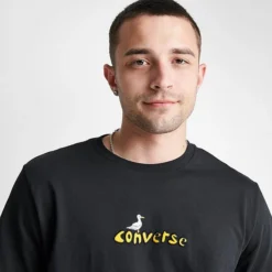 Men's Converse Lighthouse Graphic T-Shirt Black - 10024760 001 -Sports Fashion 10024760 001 M6