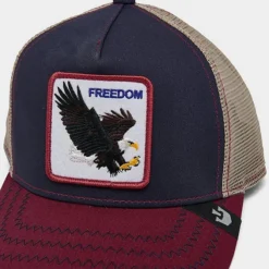 Kids' Goorin Bros. Freedom Trucker Hat Red/White/Blue - 1010384Y NVY -Sports Fashion 1010384Y NVY P5