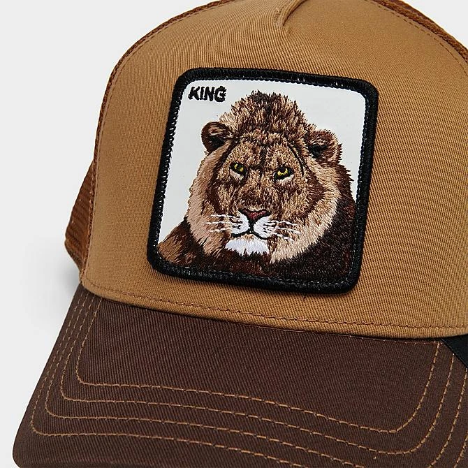 Goorin Bros. The King Lion Trucker Hat Whiskey - 1010388 WKY 4 Goorin Bros. The King Lion Trucker Hat Whiskey - 1010388 WKY - Image 4