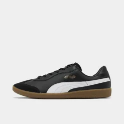 Puma King 21 IT Indoor Soccer Shoes Black/White/Gum - 10669601 001