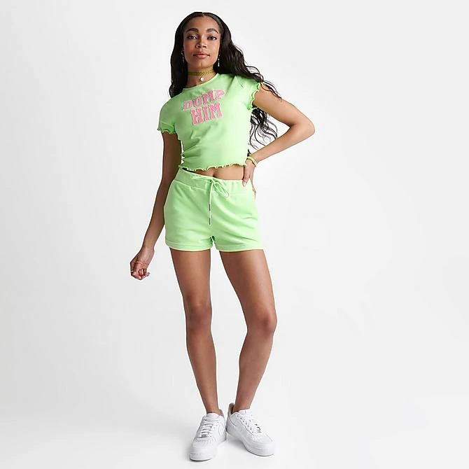 Women's Juicy Couture Dump Him Mini Crop Top Sour Apple - 11000938 321 2 Women's Juicy Couture Dump Him Mini Crop Top Sour Apple - 11000938 321 - Image 2