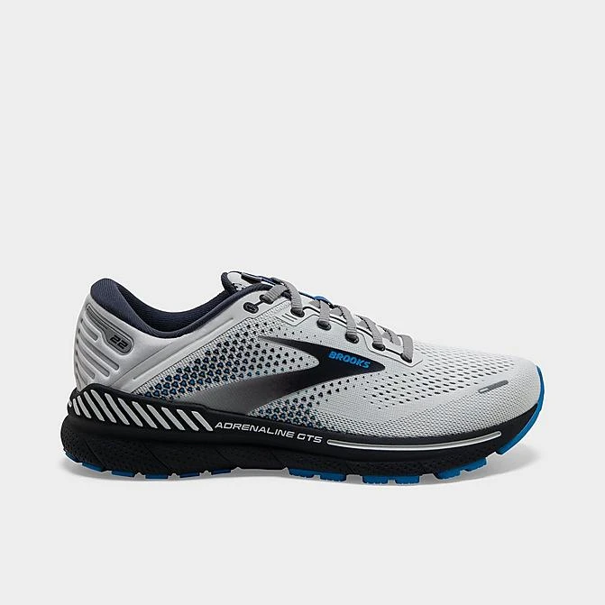 Men's Brooks Adrenaline GTS 22 Running Shoes (Wide Width 2E) Oyster/India Ink/Blue - 1103662E 023 1 Men's Brooks Adrenaline GTS 22 Running Shoes (Wide Width 2E) Oyster/India Ink/Blue - 1103662E 023