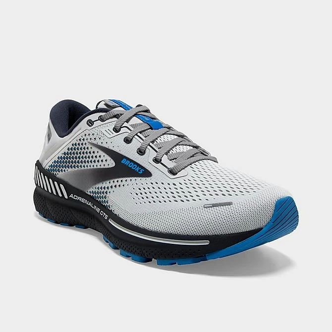 Men's Brooks Adrenaline GTS 22 Running Shoes (Wide Width 2E) Oyster/India Ink/Blue - 1103662E 023 2 Men's Brooks Adrenaline GTS 22 Running Shoes (Wide Width 2E) Oyster/India Ink/Blue - 1103662E 023 - Image 2