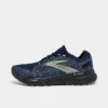 Men's Brooks Glycerin StealthFit 20 Running Shoes Blue/Ebony/Lime - 1103841D 404