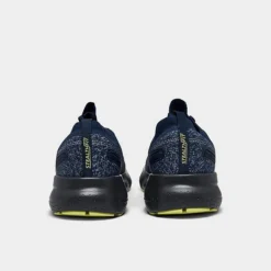 Men's Brooks Glycerin StealthFit 20 Running Shoes Blue/Ebony/Lime - 1103841D 404 -Sports Fashion 1103841D 404 P4