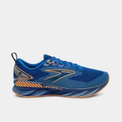 Men's Brooks Levitate GTS 6 Running Shoes Classic Blue/Orange - 1103961D 405