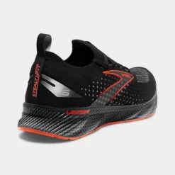 Men's Brooks Levitate StealthFit 6 Running Shoes Black/Spicy Orange - 1103971D 090 -Sports Fashion 1103971D 090 P4