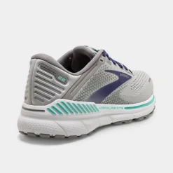 Women's Brooks Adrenaline GTS 22 Running Shoes Alloy/Blue/Green - 1203531B 045 -Sports Fashion 1203531B 045 P4
