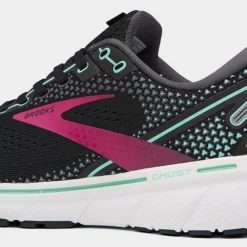 Women's Brooks Ghost 14 Running Shoes Black/Pink/Yucca - 1203561B 013 -Sports Fashion 1203561B 013 P3