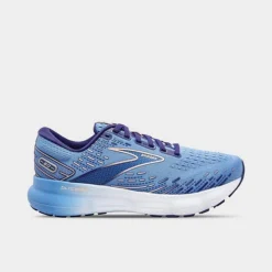 Women's Brooks Glycerin 20 Running Shoes Blissful Blue/Peach/White - 1203691B 478
