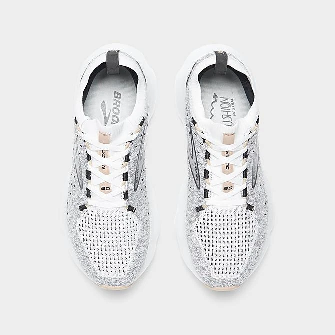 Women's Brooks Glycerin StealthFit 20 Running Shoes White/Black/Cream - 1203721B 163 5 Women's Brooks Glycerin StealthFit 20 Running Shoes White/Black/Cream - 1203721B 163 - Image 5