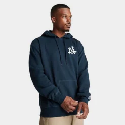 Men's New Era New York Yankees MLB Clouds Hoodie Navy - 13090825 410 -Sports Fashion 13090825 410 M3
