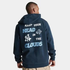Men's New Era New York Yankees MLB Clouds Hoodie Navy - 13090825 410 -Sports Fashion 13090825 410 M4