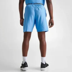 Men's Under Armour Woven Halfback Emboss Training Shorts Blue/White - 1372528 462 -Sports Fashion 1372528 462 M4