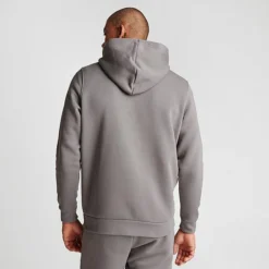 Men's Under Armour Essential Fleece Hoodie Pewter/White - 1373880 294 -Sports Fashion 1373880 294 M4