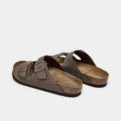 Men's Birkenstock Arizona Birkibuc Sandals Mocha - 151181 200 -Sports Fashion 151181 200 P4