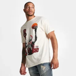 Dennis Rodman Grunge Rebound Graphic T-Shirt Cream - 22596100 100 -Sports Fashion 22596100 100 M3