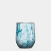 Corkcicle 12oz Classic Stemless Insulated Wine Tumbler Blue Marble - 2312PBM 900