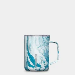 Corkcicle 16oz Coffee Mug Blue Marble - 2516PBMÂ 900