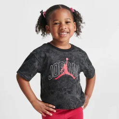 Nike Girls' Toddler Jordan Flight T-Shirt And Bike Shorts Set Black/Red - 25C299 R78 8 Nike Girls' Toddler Jordan Flight T-Shirt And Bike Shorts Set Black/Red - 25C299 R78 -Sports Fashion 25C299 R78 M3