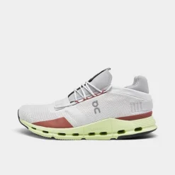 Men's On Cloudnova Running Shoes White/Limelight - 2698493 101