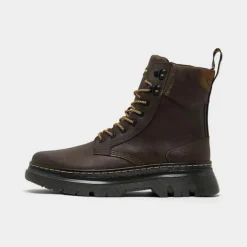 Dr. Martens Tarik Crazy Horse Leather Utility Boots Dark Brown - 27024207 207