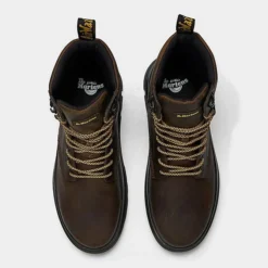 Dr. Martens Tarik Crazy Horse Leather Utility Boots Dark Brown - 27024207 207 -Sports Fashion 27024207 207 P5