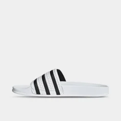 Men's Adidas Adilette Slide Sandals White/Black/White - 280648 WBK 8 Men's Adidas Adilette Slide Sandals White/Black/White - 280648 WBK -Sports Fashion 280648 WBK P3