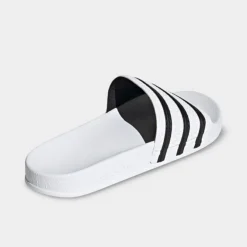 Men's Adidas Adilette Slide Sandals White/Black/White - 280648 WBK 9 Men's Adidas Adilette Slide Sandals White/Black/White - 280648 WBK -Sports Fashion 280648 WBK P4