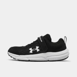 Boys' Little Kids' Under Armour Assert 10 Running Shoes Black/White - 3026183 001
