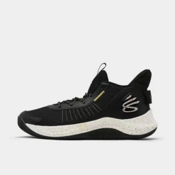 Under Armour Curry 3Z7 Basketball Shoes Black/Black/Metallic Gold - 3026622 001