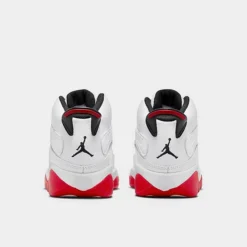 Nike Little Kids' Air Jordan 6 Rings Basketball Shoes White/Black/University Red - 323432 160 9 Nike Little Kids' Air Jordan 6 Rings Basketball Shoes White/Black/University Red - 323432 160 -Sports Fashion 323432 160 P4