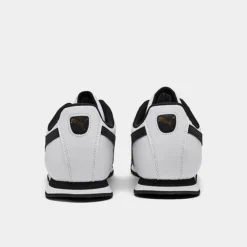 Men's Puma Roma Classic Casual Shoes White/Black - 35357204 WHT -Sports Fashion 35357204 WHT P4