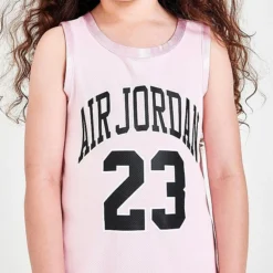 Nike Girls' Little Kids' Air Jordan 23 Jersey Dress Light Pink/Black - 35B320 A9Y 10 Nike Girls' Little Kids' Air Jordan 23 Jersey Dress Light Pink/Black - 35B320 A9Y -Sports Fashion 35B320 A9Y M5