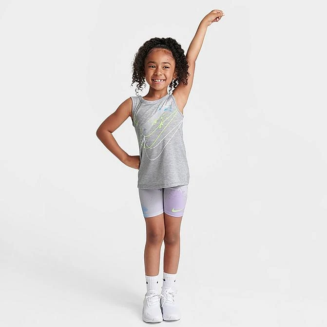 Girls' Little Kids' Nike Just DIY It Tank And Bike Shorts Set Photon Dust - 36K834 GAD 1 Girls' Little Kids' Nike Just DIY It Tank And Bike Shorts Set Photon Dust - 36K834 GAD