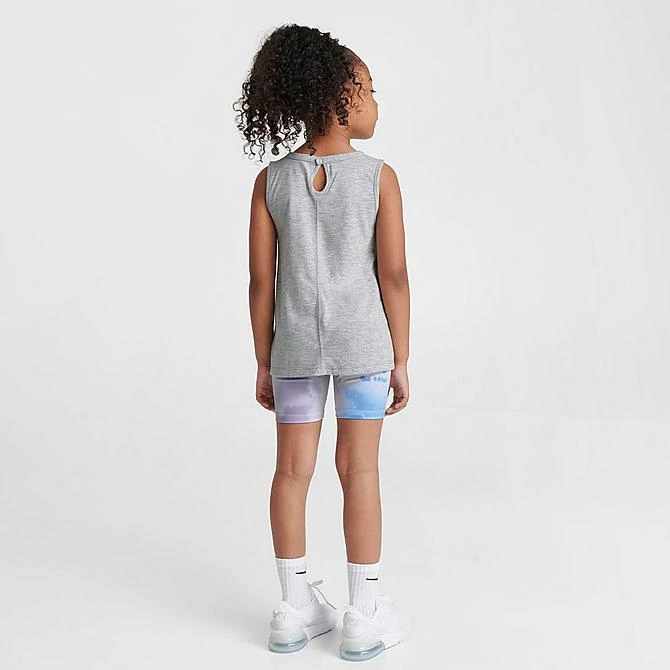 Girls' Little Kids' Nike Just DIY It Tank And Bike Shorts Set Photon Dust - 36K834 GAD 2 Girls' Little Kids' Nike Just DIY It Tank And Bike Shorts Set Photon Dust - 36K834 GAD - Image 2