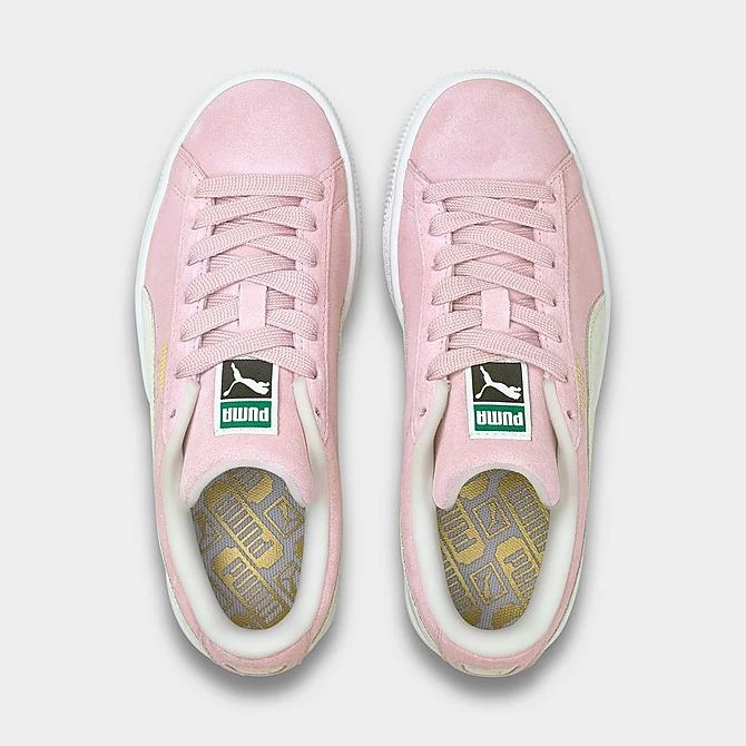 Girls' Big Kids' Puma Suede Classic XXI JR Casual Shoes Pink Lady/Puma White - 38056005 690 5 Girls' Big Kids' Puma Suede Classic XXI JR Casual Shoes Pink Lady/Puma White - 38056005 690 - Image 5