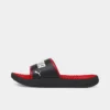 Men's Puma Softride Massage Slide Sandals Puma Black/Puma White/High Risk Red - 38306203 001