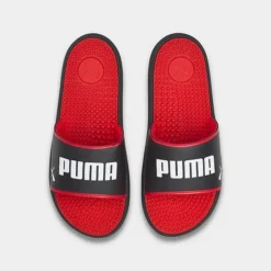 Men's Puma Softride Massage Slide Sandals Puma Black/Puma White/High Risk Red - 38306203 001 -Sports Fashion 38306203 001 P5