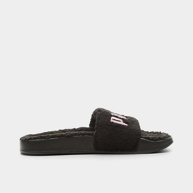 Women's Puma Leadcat 2.0 Sherpa Slide Sandals Puma Black/Rose Gold - 38516102 001 3 Women's Puma Leadcat 2.0 Sherpa Slide Sandals Puma Black/Rose Gold - 38516102 001 - Image 3
