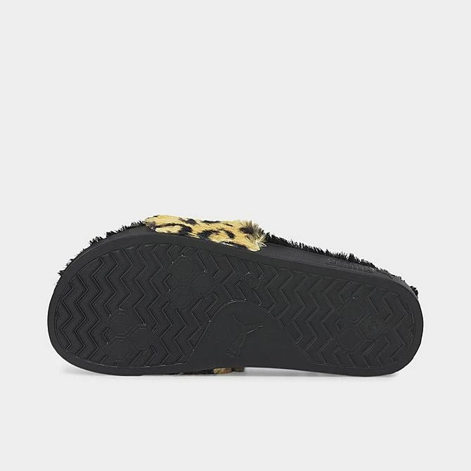 Women's Puma Leadcat 2.0 Fluff Safari Slide Sandals Puma Black/Pale Khaki - 38580402 001 6 Women's Puma Leadcat 2.0 Fluff Safari Slide Sandals Puma Black/Pale Khaki - 38580402 001 - Image 6