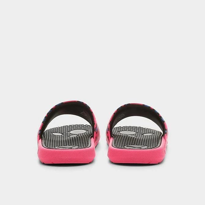 Girls' Big Kids' Puma Cool Cat Summer Roar Slide Sandals Beetroot Purple/Puma Black/Victoria Blue - 38590401 500 4 Girls' Big Kids' Puma Cool Cat Summer Roar Slide Sandals Beetroot Purple/Puma Black/Victoria Blue - 38590401 500 - Image 4