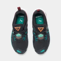 Little Kids' Puma X Minecraft TRC Blaze Casual Shoes Puma Black/Teal Green - 38612601 001 10 Little Kids' Puma X Minecraft TRC Blaze Casual Shoes Puma Black/Teal Green - 38612601 001 -Sports Fashion 38612601 001 P5