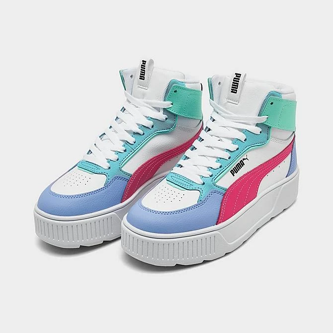 Girls' Big Kids' Puma Karmen Rebelle Mid Casual Shoes Pink/Pink/White - 38872905 100 2 Girls' Big Kids' Puma Karmen Rebelle Mid Casual Shoes Pink/Pink/White - 38872905 100 - Image 2