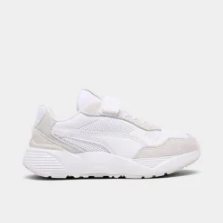 Little Kids' Puma RS-Metric Core Stretch Lace Casual Shoes White/Grey - 38910001 100