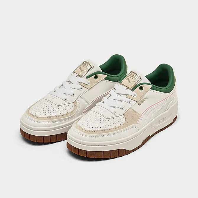 Women's Puma Cali Dream Casual Shoes White/Green/Gum - 38987601 100 2 Women's Puma Cali Dream Casual Shoes White/Green/Gum - 38987601 100 - Image 2